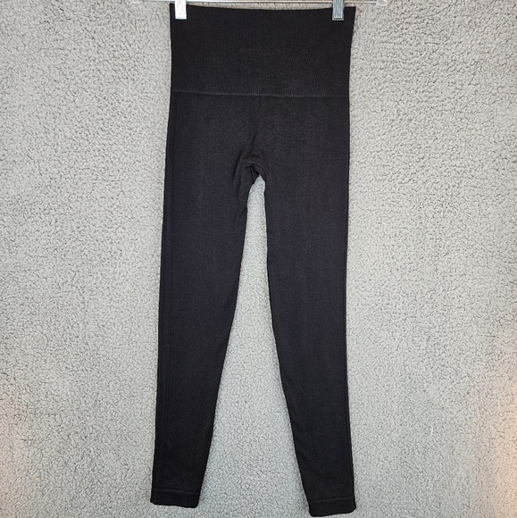 Spanx Black Pull On Stretchable Casual Comfort Leggings Sz Small/Petite. - Picture 2 of 10